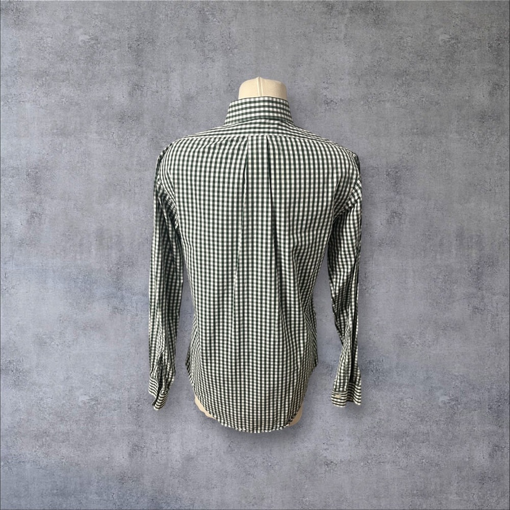 Green Gingham Button Up - image 6